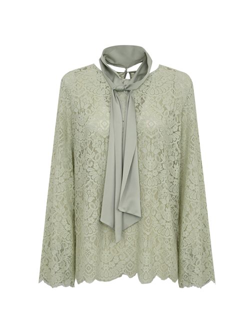 Tunica blusa in pizzo con sciarpa Giada D. Exterior | 607479GIAD